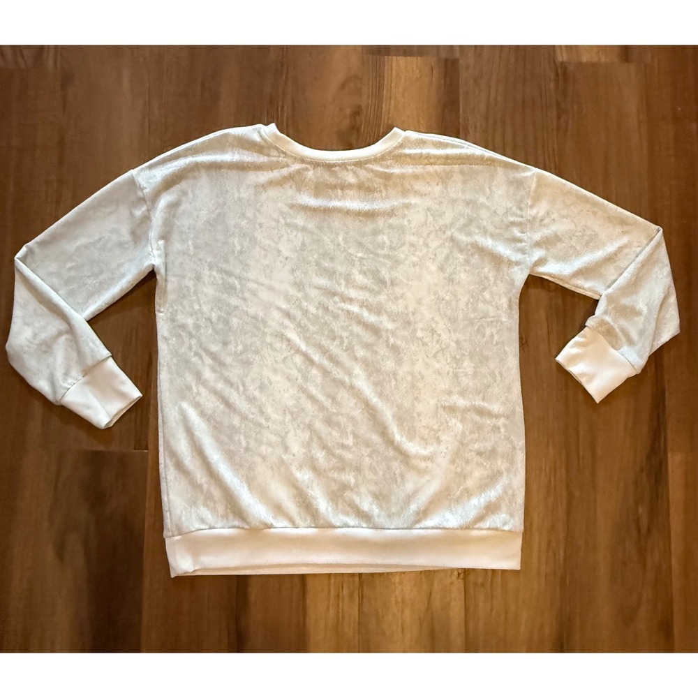 Mondetta Womens Grey White Snakeskin Print Pullover Sweatshirt Sz M Modal Blend - Picture 8 of 8